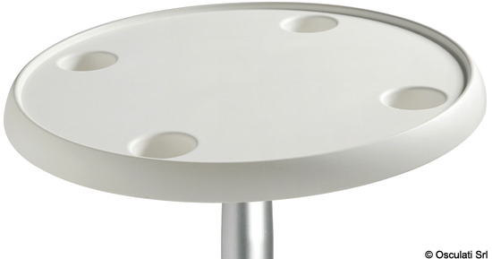 Tavolo tondo 610 mm bianco